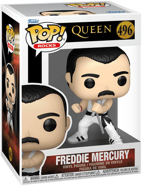 Funko POP Rocks - Queen - Freddie Mercury (White Singlet)
