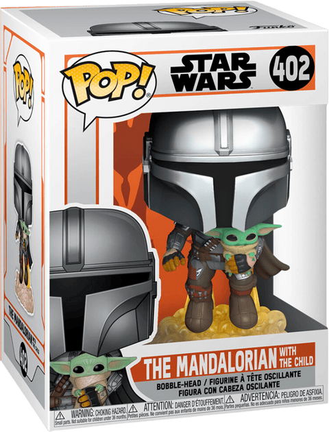 Funko POP TV - The Mandalorian - Mando Flying w/ Grogu