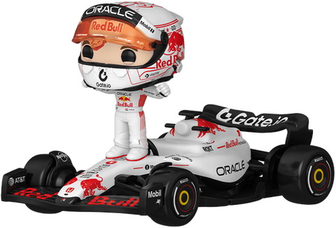 Funko Pop Rides Deluxe - F1 Oracle Red Bull - Verstappen (White)