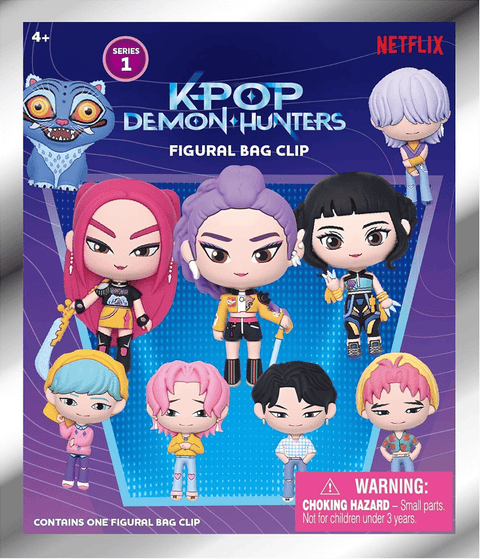 K-Pop Demon Hunters 3D PVC Bag Clips Figural Serie 1 - Blind Bags K-Pop Demon Hunters