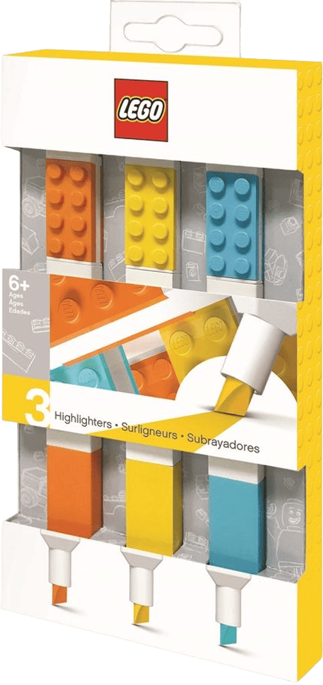 LEGO Highlighters 3-Pack Bricks