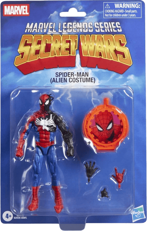 Marvel Legends Retro Collection - Secret Wars - Spider-Man (Alien Costume) 15 cm