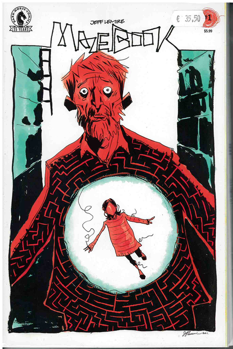 COMPLETE SET Mazebook #1-5, by Jeff Lemire