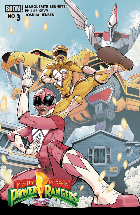 Mighty Morphin Power Rangers (2026) #3 B Variant (Dressed, Sevi)