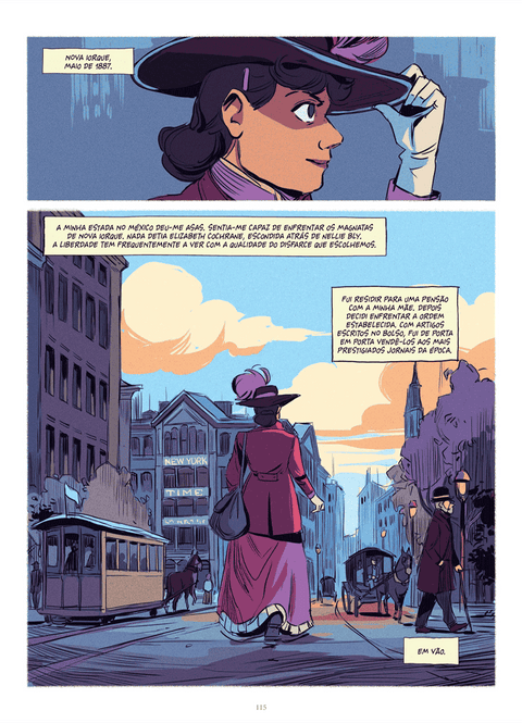 Nellie Bly - A História de uma Pioneira(Ed. portuguesa, capa dura)