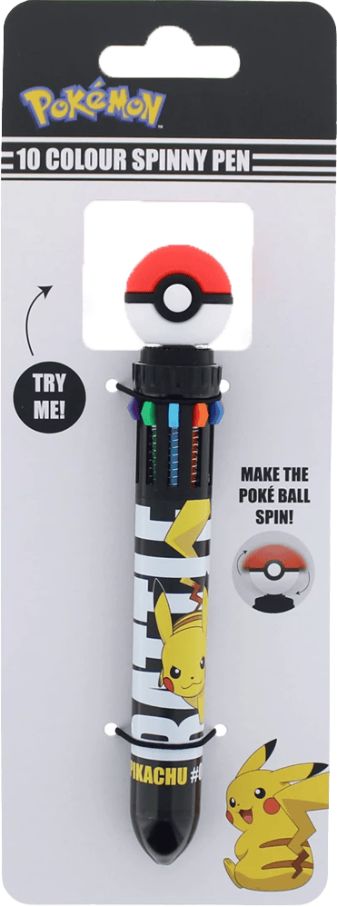 Pokémon Multi Colour Pen Spinny Pokéball