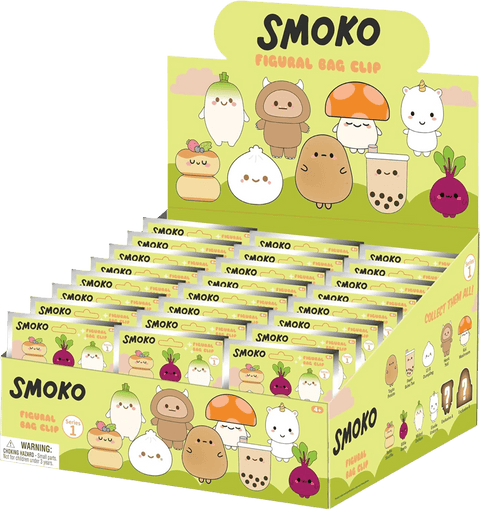 Smoko 3D PVC Bag Clips Figural Serie 1 - Blind Bags Smoko
