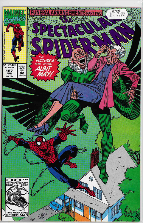 Spectacular Spider-Man (1st Series) #187 VERY FINE/NEAR MINT