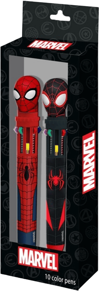 Spider-Man Multicoloured ball pens 2-Pack
