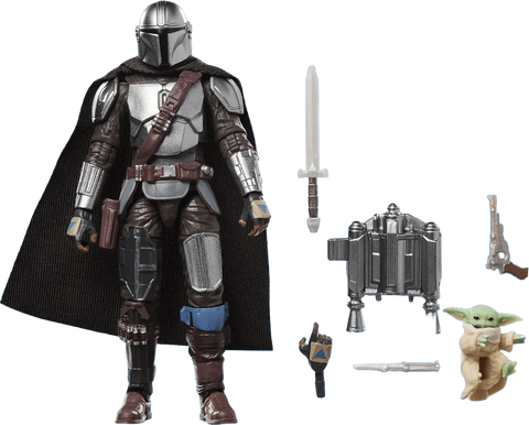 Star Wars Action Figure - The Mandalorian & Grogu - The Mandalorian & Grogu 10 cm