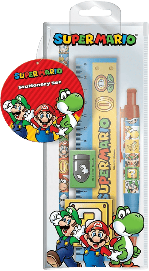 Super Mario 5-Piece Stationery Set