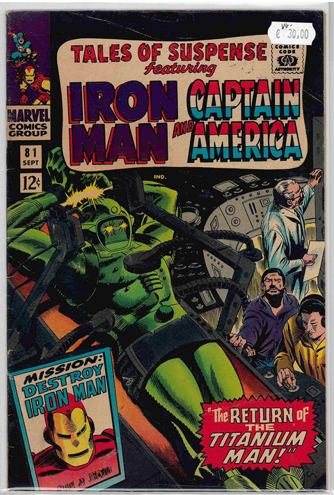 Tales of Suspense #81 VERY GOOD-