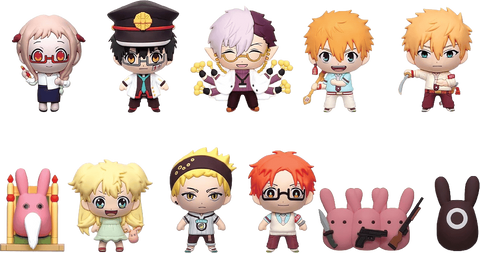 Toilet-Bound Hanako-Kun 3D PVC Bag Clips Figural Serie 3 - Blind Bags Toilet-Bound Hanako-Kun