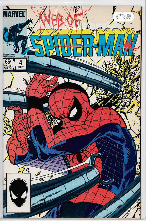 Web of Spider-Man (1st Series) #4 VERY FINE