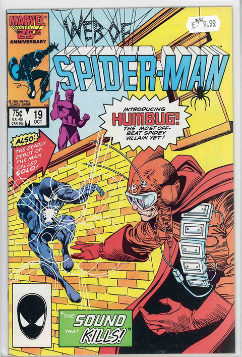 Web of Spider-Man (1st Series) #19 FINE/VERY FINE