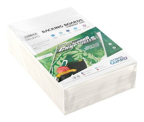 Ultimate Guard Comic Backing Boards (pack of 100) - Current Size